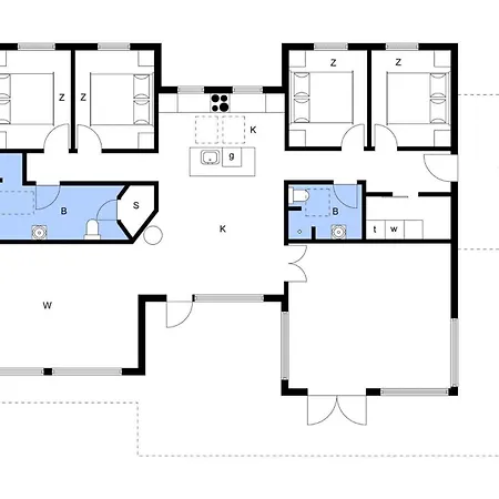 Semesterbostad Bv155-blavand-gronnevaenget-1-d